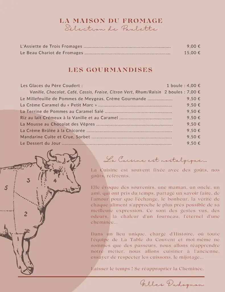 Menu_La Table du Couvent_Limoges_image_3