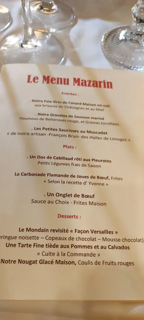 Menu_Le Versailles Last Brewery Erstwhile Au Coeur De Limoges_Limoges_image_3