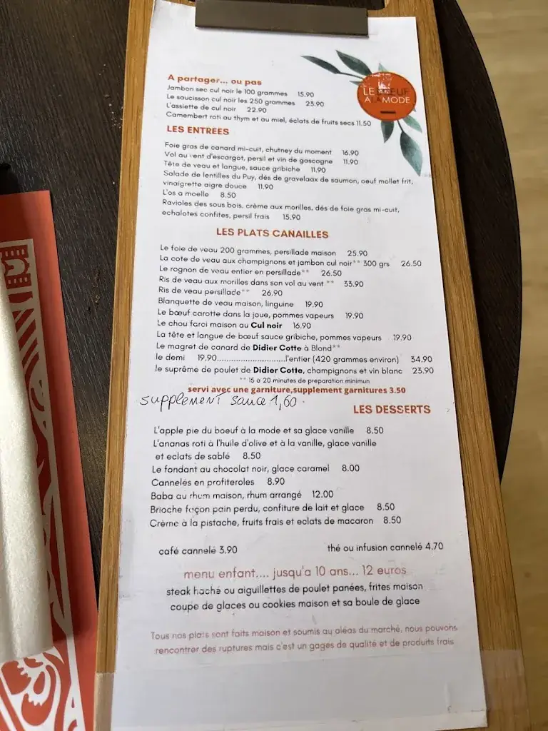 Menu_Le Bœuf à la Mode_Limoges_image_4