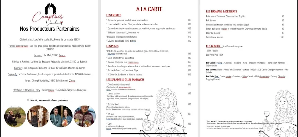 Menu_Le Comptoir Vauban_Blaye_image_1