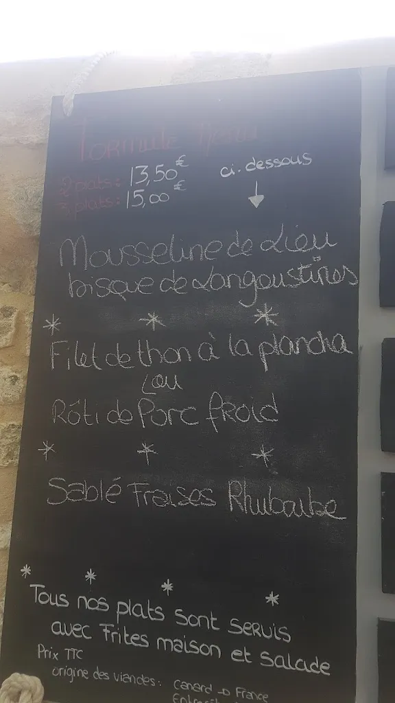 Menu_Auberge des officiers_Blaye_image_3