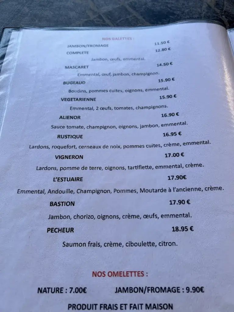 Menu_LE BASTION_Blaye_image_1