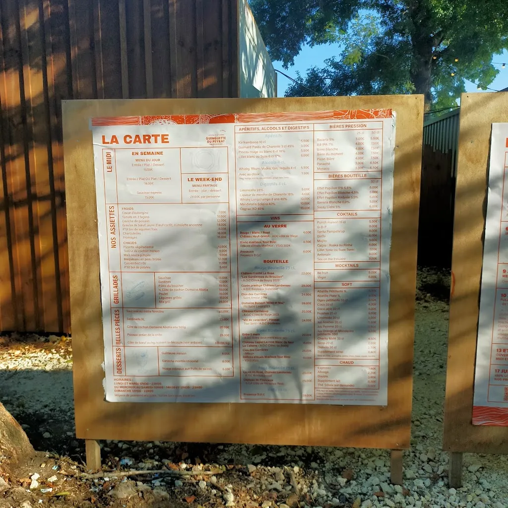 Menu_Guinguette du Peyrat_Plassac_immagine_1