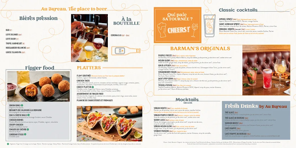 Menu_Au Bureau - Pub et Brasserie Boulazac_Manoire_image_1