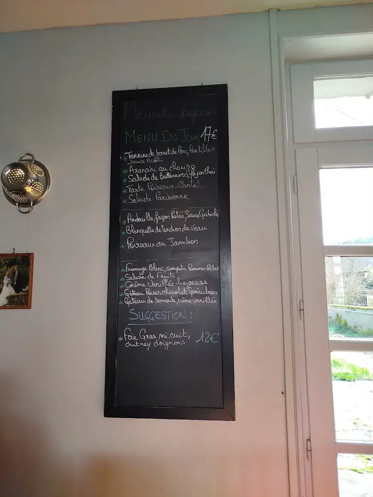 Menu_Auberge de la Sumène, Chez Marinette_Antignac_image_2