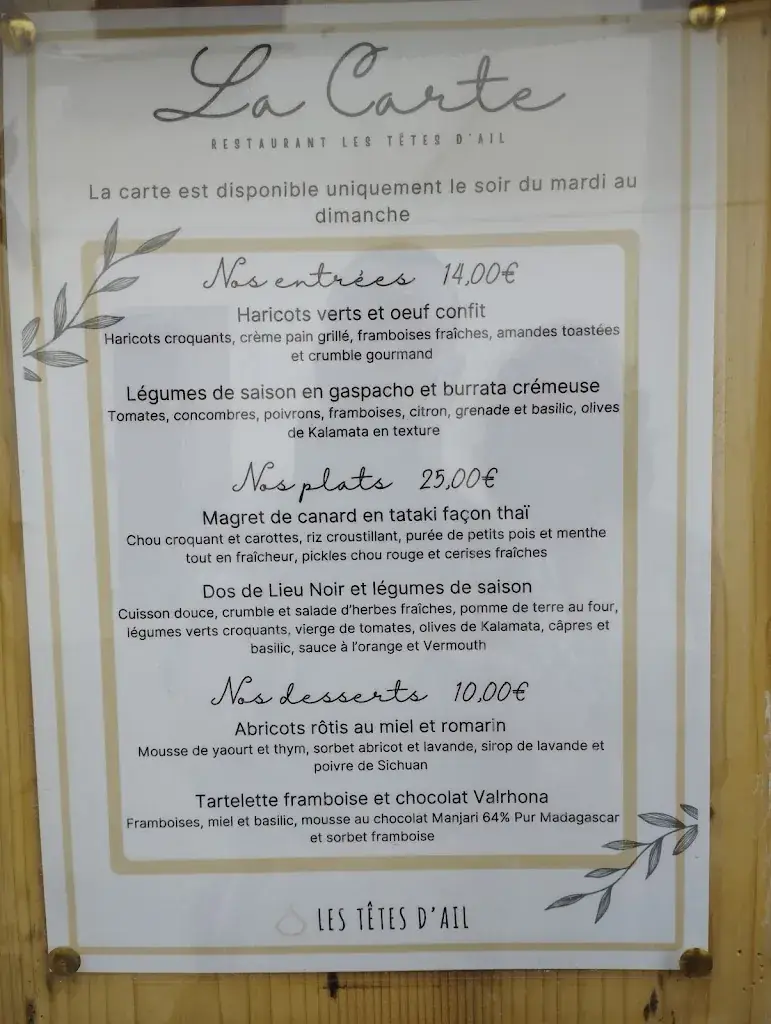 Menu_LES TÊTES D'AIL_Vieux-Boucau-les-Bains_image_1
