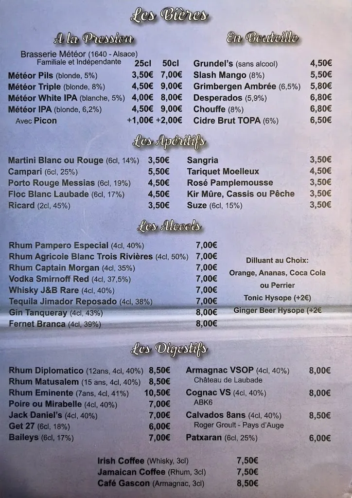 Menu_Captain Bar Restaurant_Vieux-Boucau-les-Bains_image_2