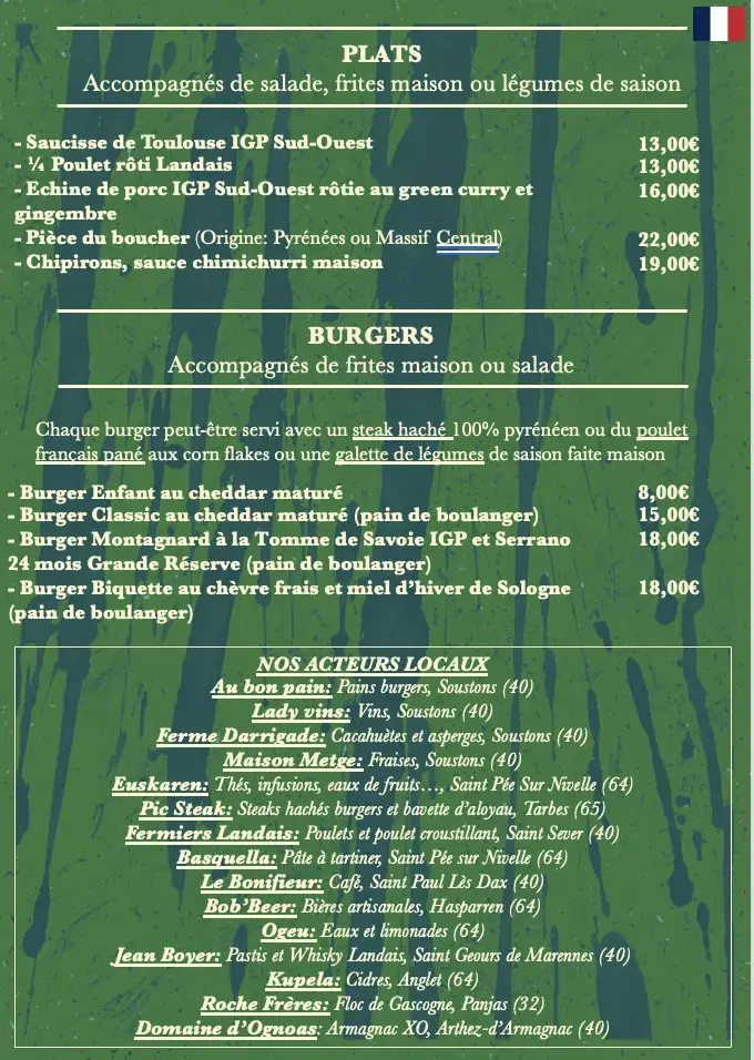 Menu_Saudade - Restauration - Rôtisserie_Vieux-Boucau-les-Bains_image_1