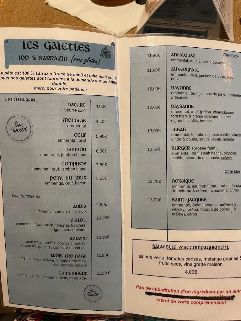 Menu_Crêperie Saint Jours_Vieux-Boucau-les-Bains_immagine_2