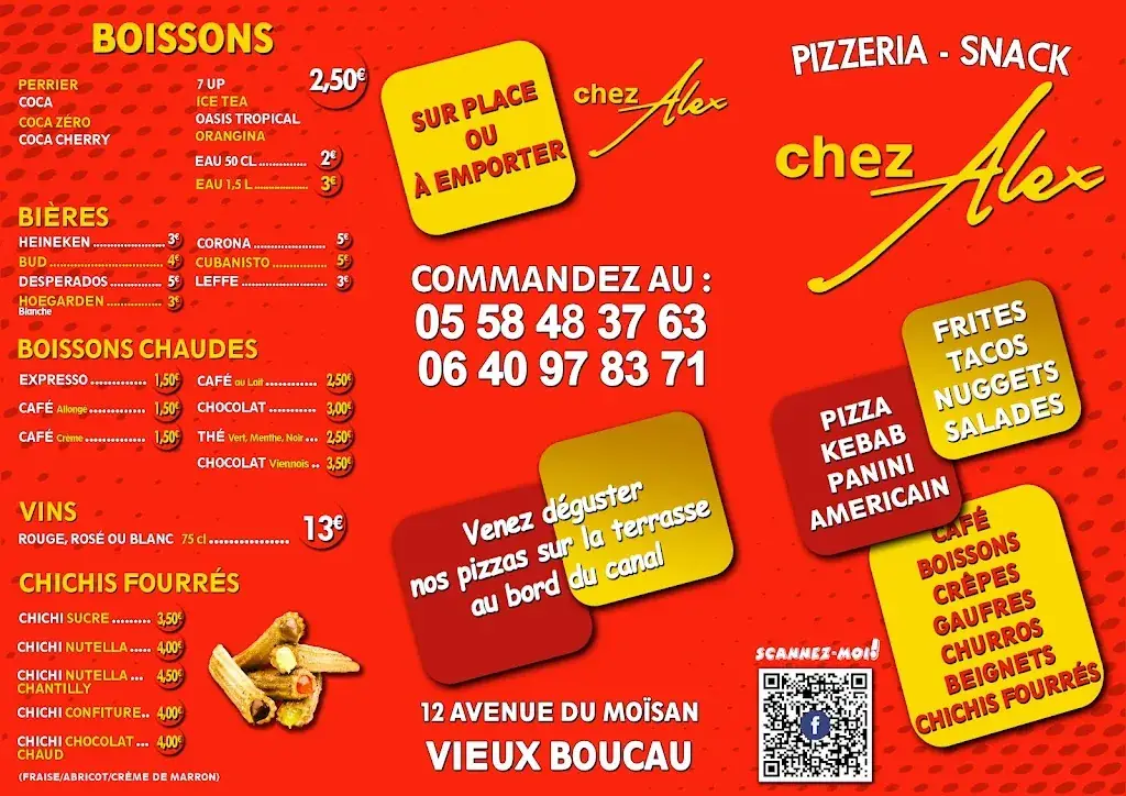Menu_Chez Alex vieux boucau_Vieux-Boucau-les-Bains_image_2