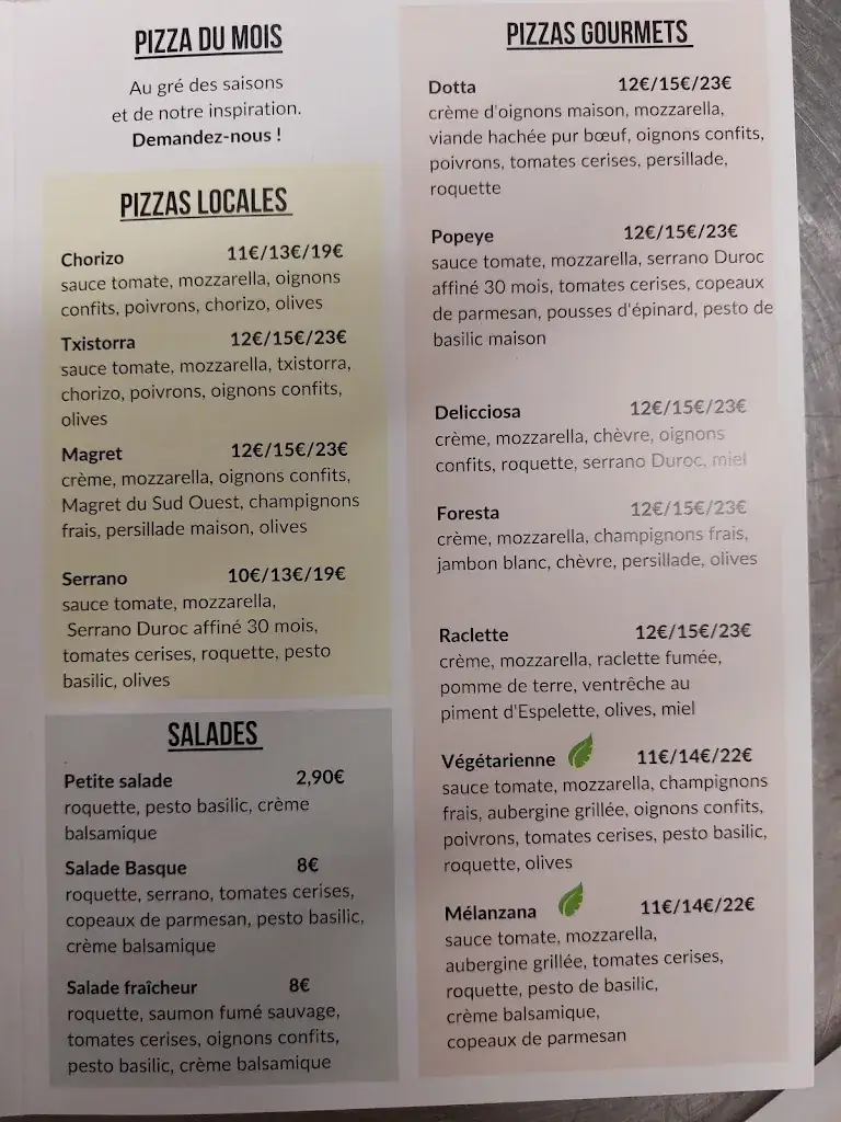 Menu_Pizza Dotta_Boucau_imagen_3