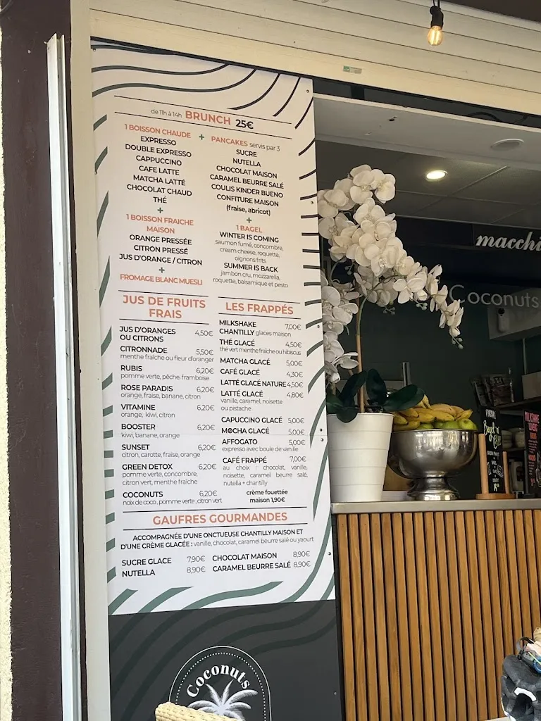 Menu_COCONUTS - Glacier Vieux-Boucau_Vieux-Boucau-les-Bains_image_1