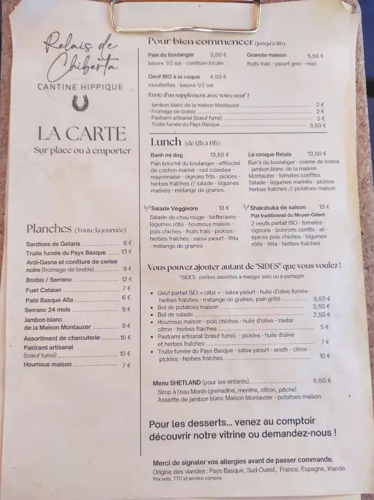 Menu_Relais de Chiberta_Anglet_image_3