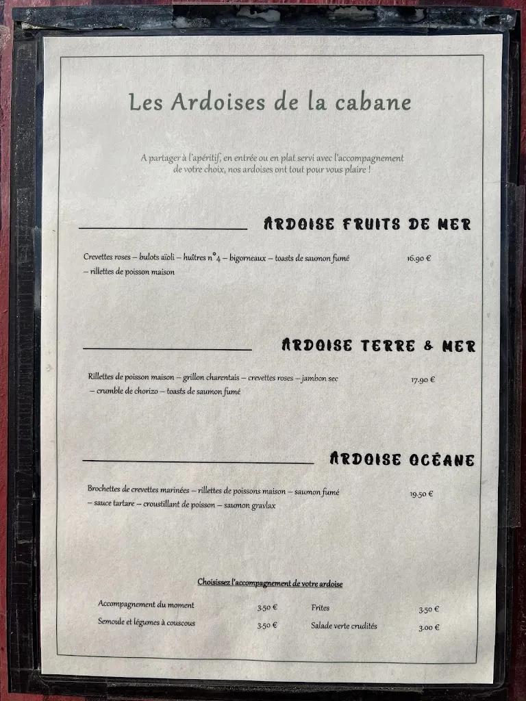 Menu_La k'bane du Chapus_Bourcefranc-le-Chapus_image_1