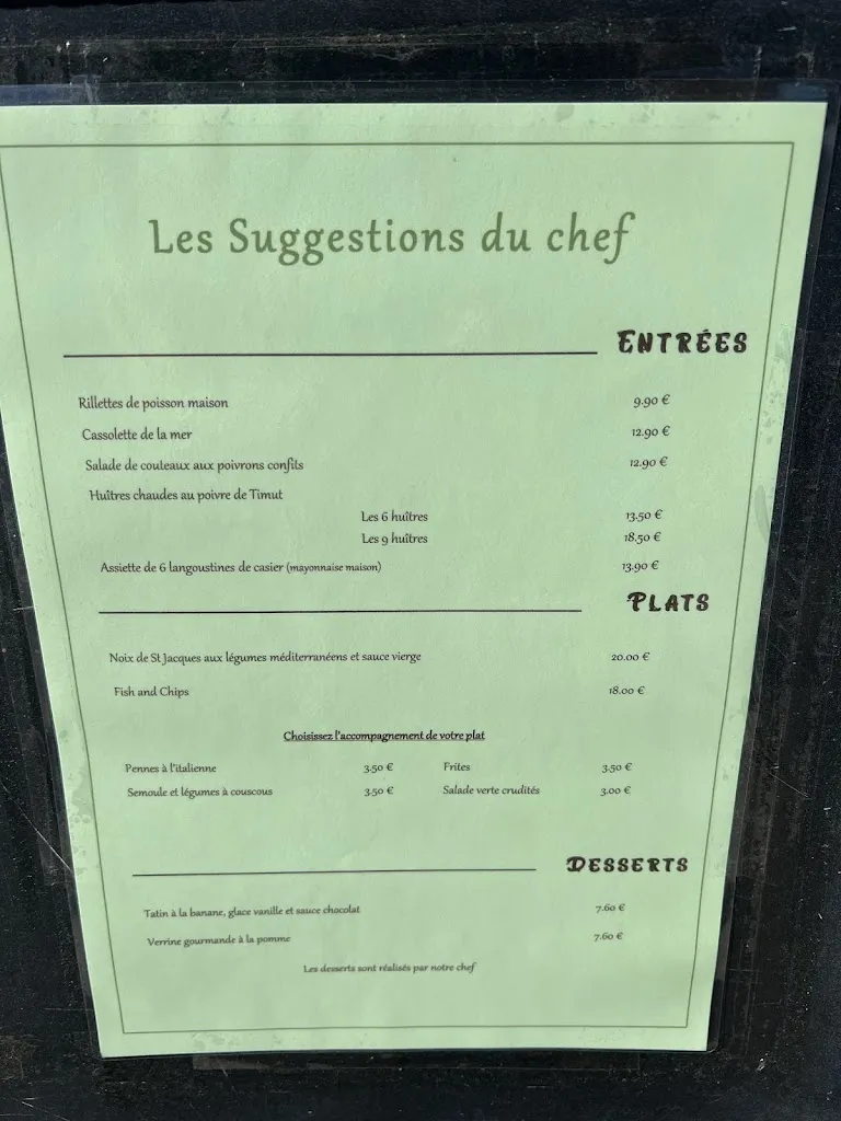 Menu_La k'bane du Chapus_Bourcefranc-le-Chapus_image_2