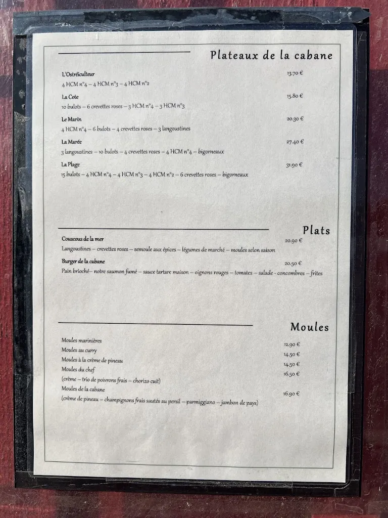 Menu_La k'bane du Chapus_Bourcefranc-le-Chapus_image_4