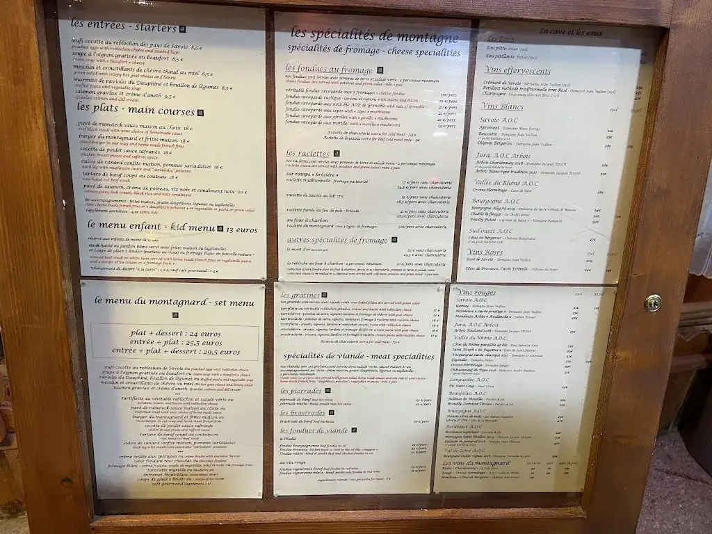 Menu_Restaurant La Pomme de Pin_Huez_image_2