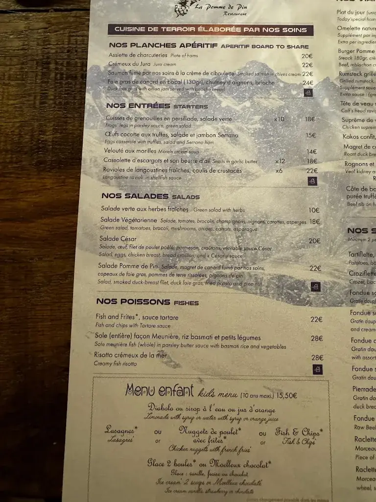 Menu_Restaurant La Pomme de Pin_Huez_image_3