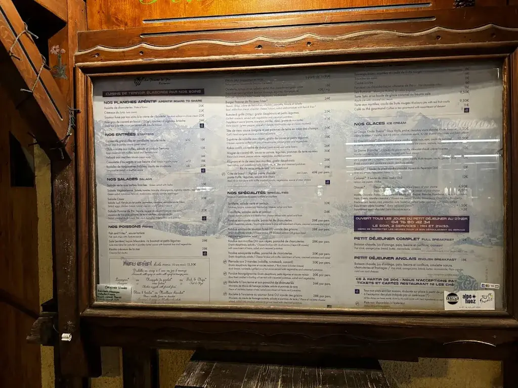 Menu_Restaurant La Pomme de Pin_Huez_image_4
