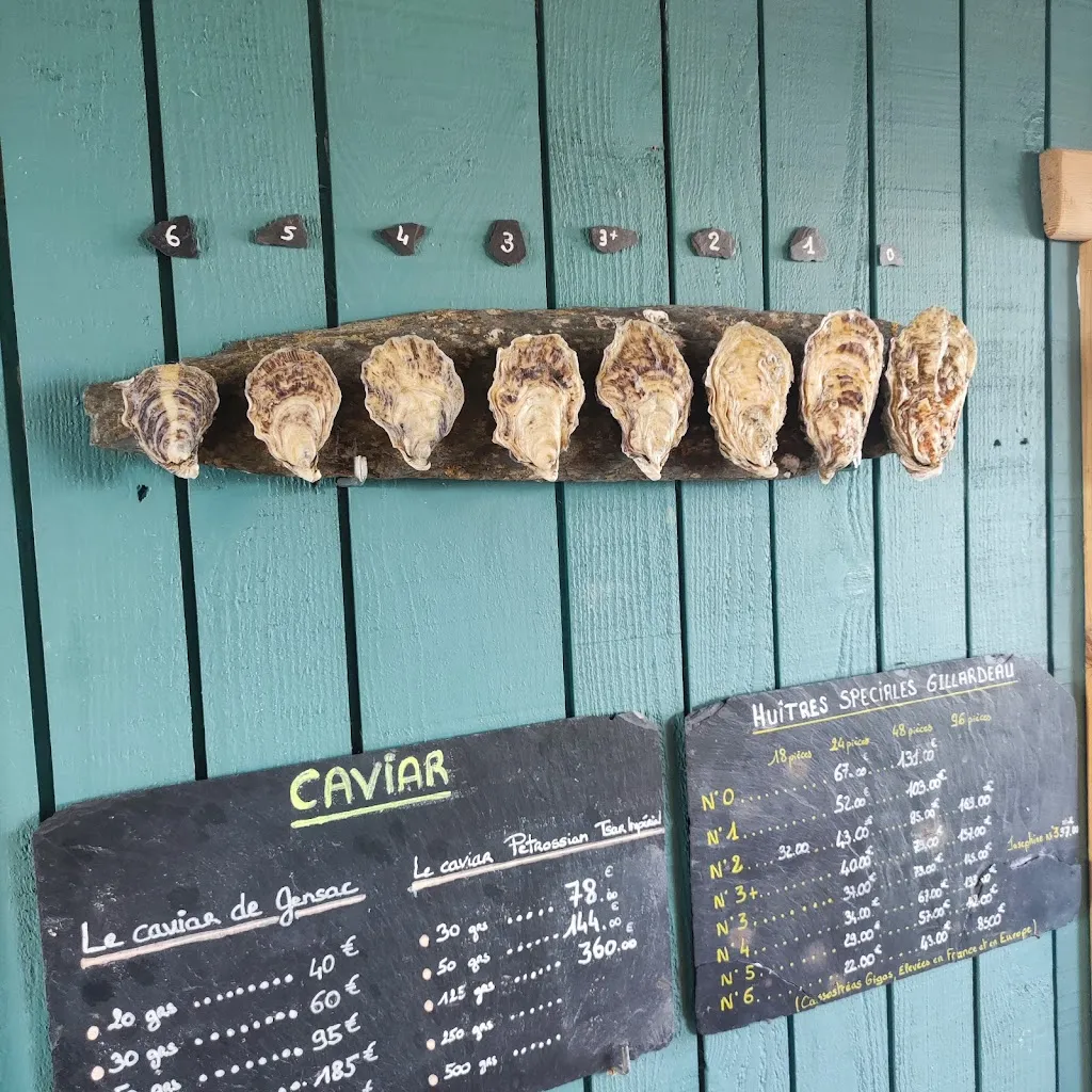 Menu_La Boutique Gillardeau_Bourcefranc-le-Chapus_image_1