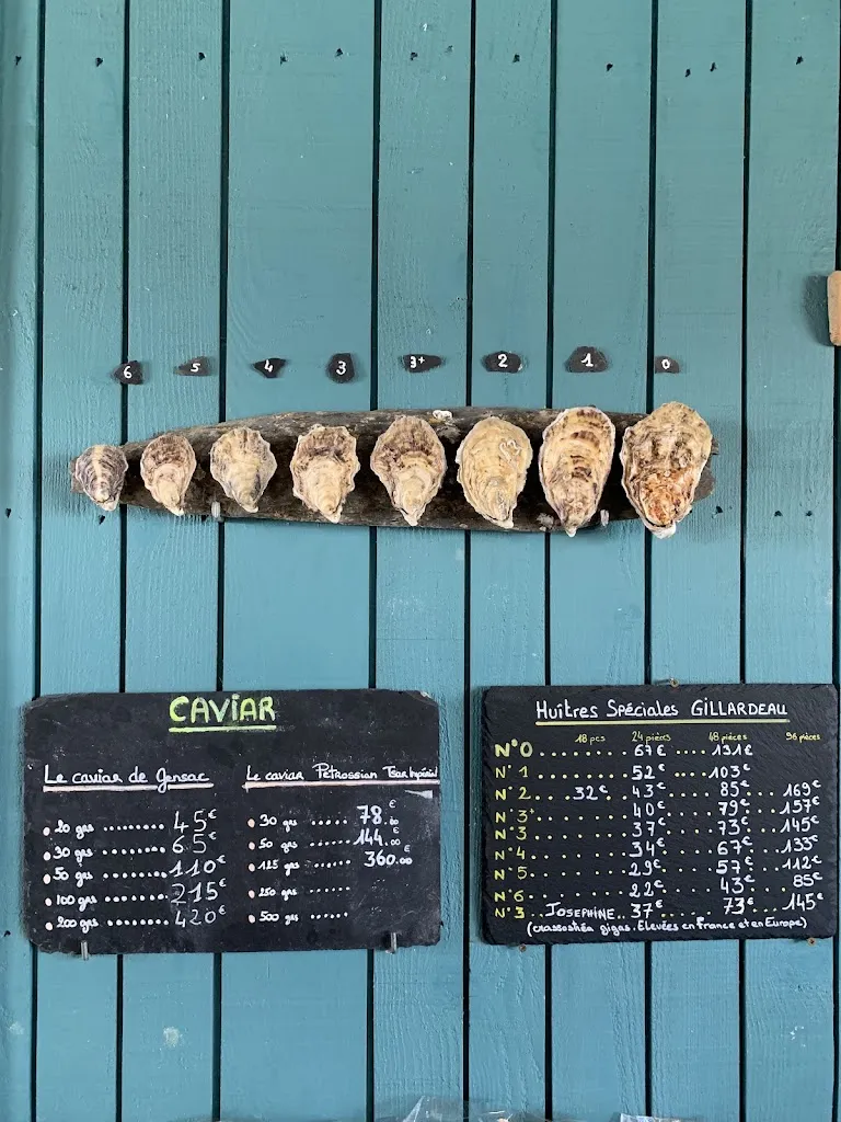 Menu_La Boutique Gillardeau_Bourcefranc-le-Chapus_image_3