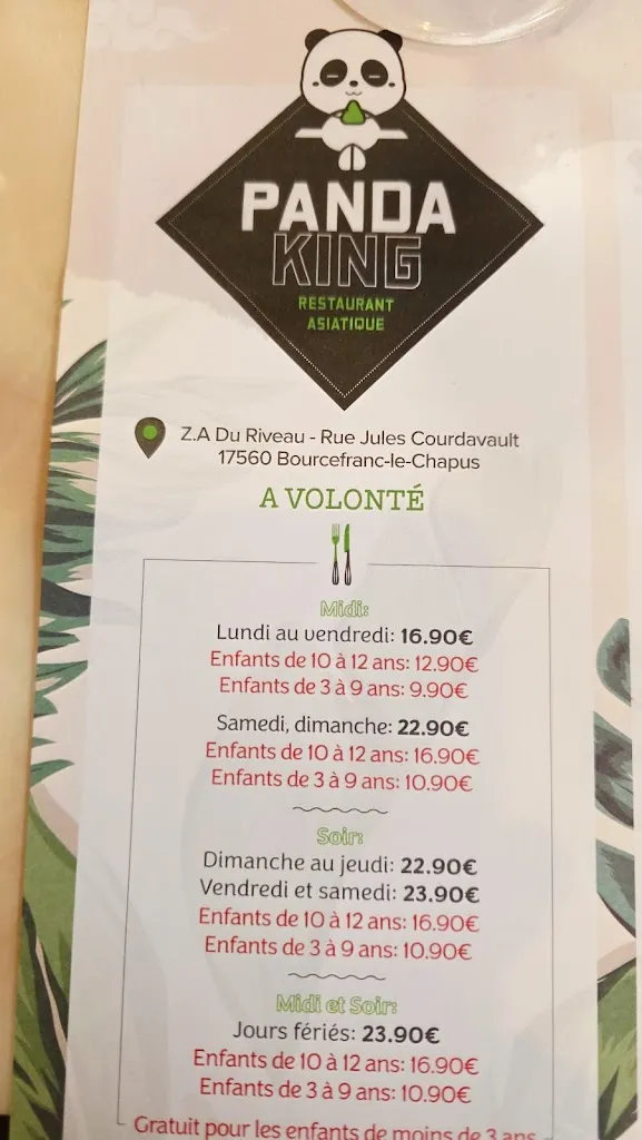 Menu_Panda King_Bourcefranc-le-Chapus_image_4