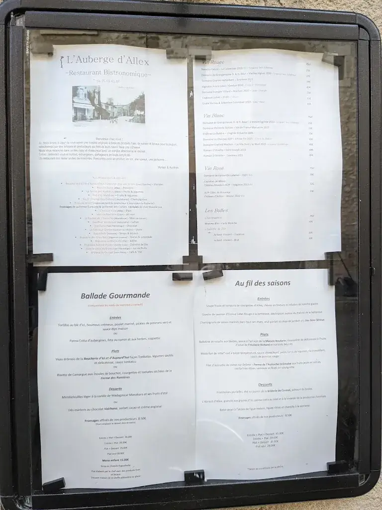 Menu_L'Auberge d'Allex _Allex_image_2