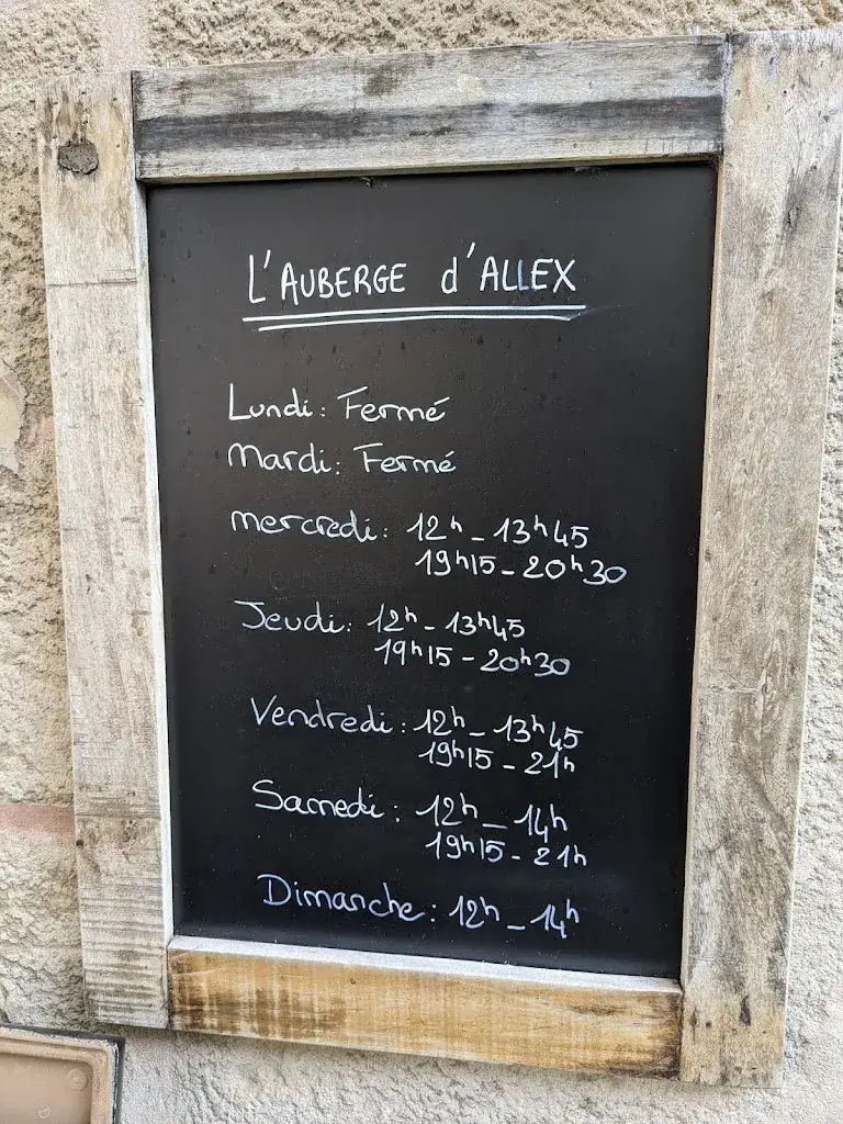 Menu_L'Auberge d'Allex _Allex_image_3