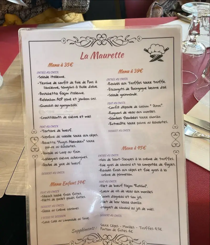 Menu_Domaine La Maurette_Motte_image_1