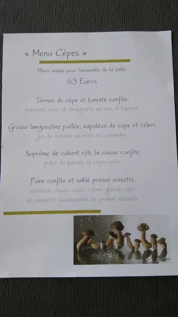 Menu_Auberge Saint Jean_Saint-Jean-de-Blaignac_image_2
