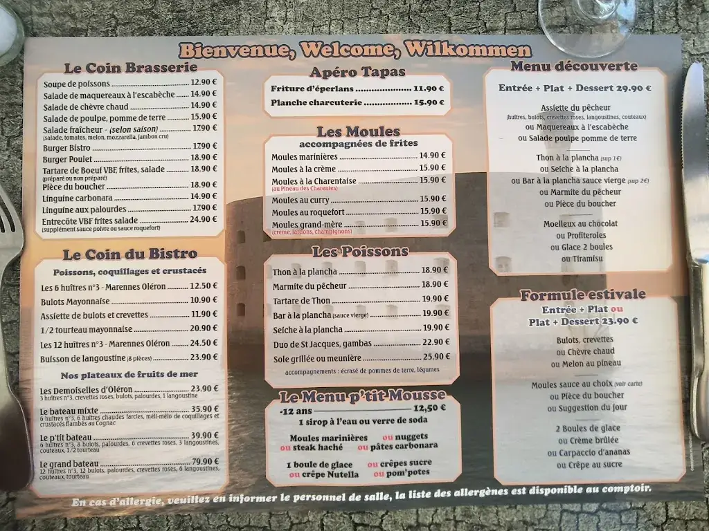 Le Bistro de la mer_Saint-Georges-d'Oléron_menu_image_1