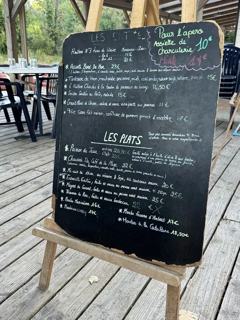 Menu_Le Café de la Plage_Saint-Georges-d'Oléron_image_4