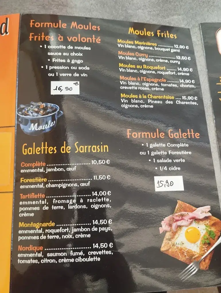 Menu_La Marina_Saint-Georges-d'Oléron_immagine_1
