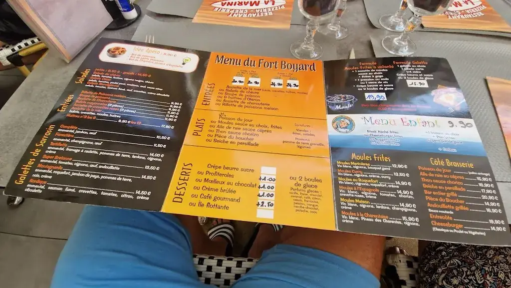 Menu_La Marina_Saint-Georges-d'Oléron_immagine_3