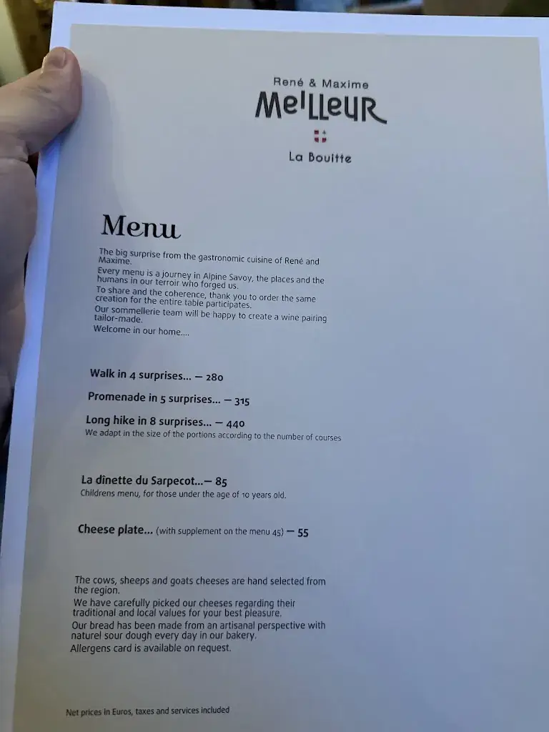 Menu_Restaurant La Bouitte_Belleville_image_1