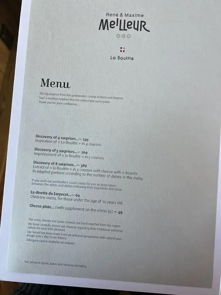 Menu_Restaurant La Bouitte_Belleville_image_4