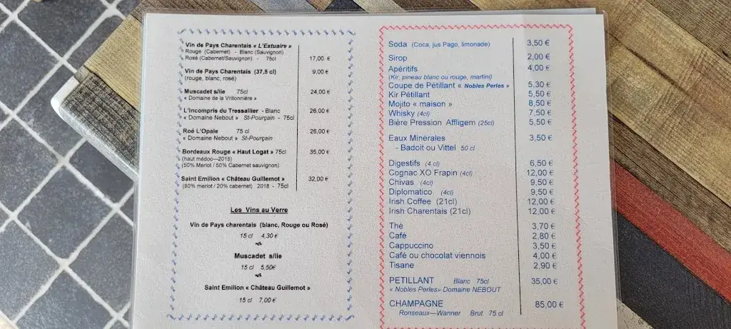 Menu_La Roue Tourne_Saint-Georges-d'Oléron_image_1