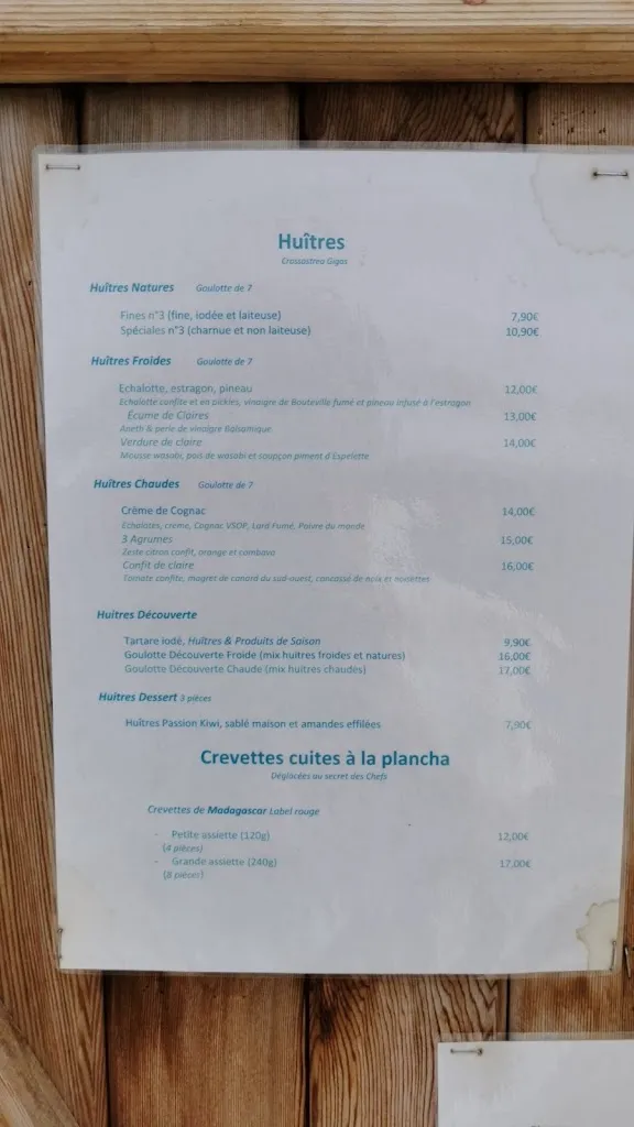 Menu_17 FORT-ROYER Dégustation_Saint-Pierre-d'Oléron_image_1