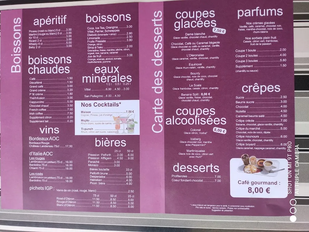 Menu_La Scala_Saint-Georges-d'Oléron_image_2