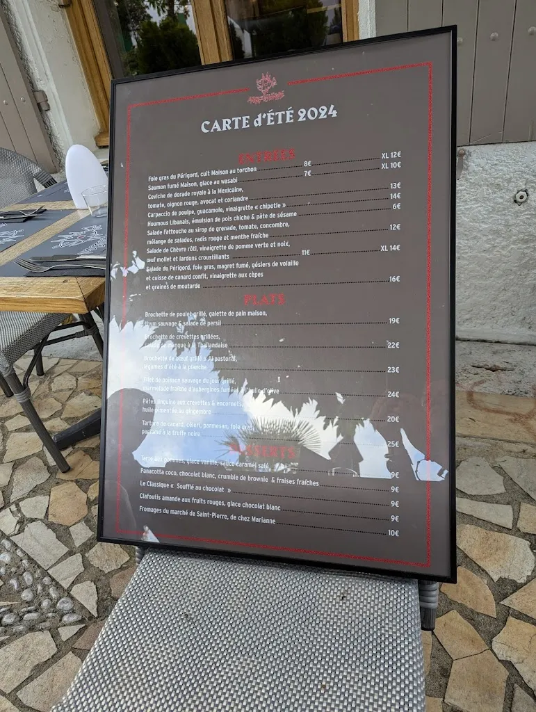 Menu_Auberge le Saint-Pierre_Saint-Pierre-d'Oléron_image_1