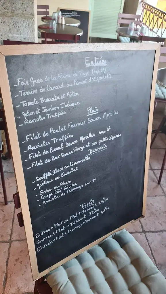 Menu_Restaurant Côté Rivière_Périgord_image_3