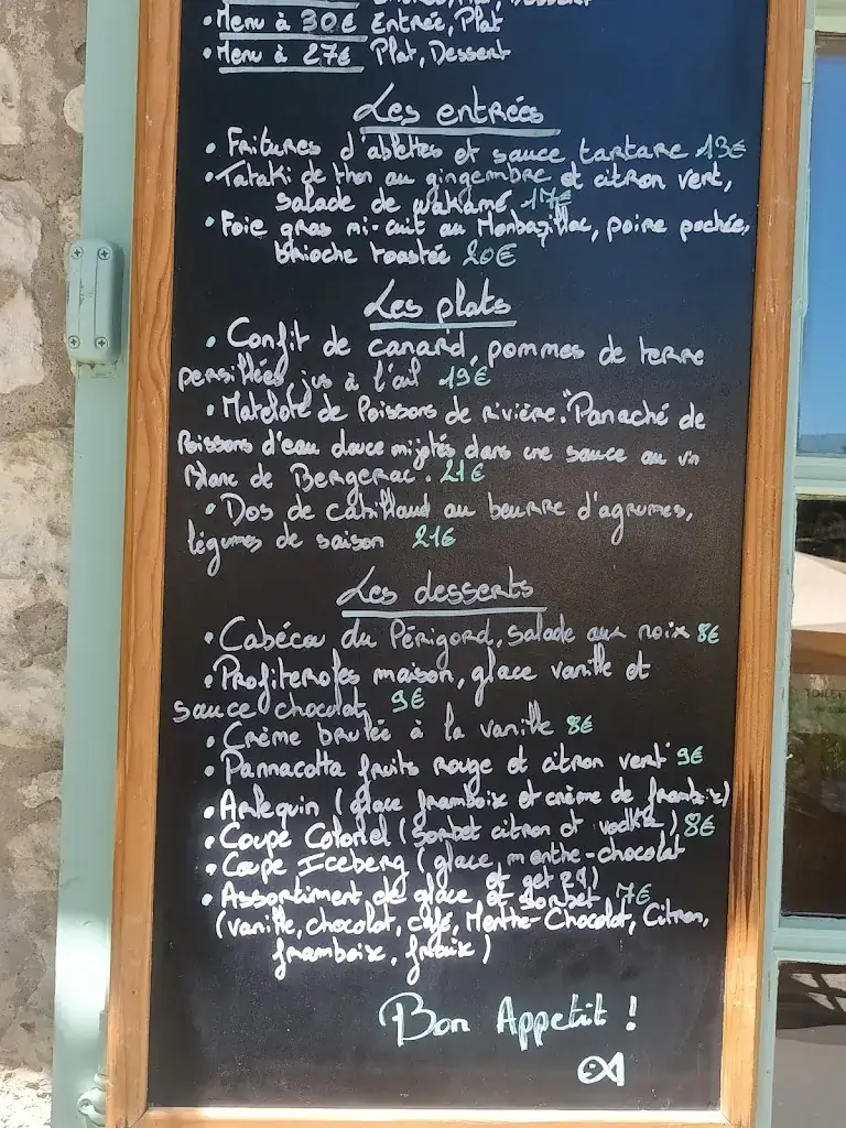 Menu_Au Fil de l'Eau_Brantôme_image_3