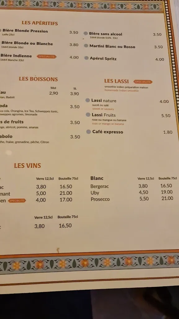 Menu_LE KASHMIR_Périgord_immagine_1