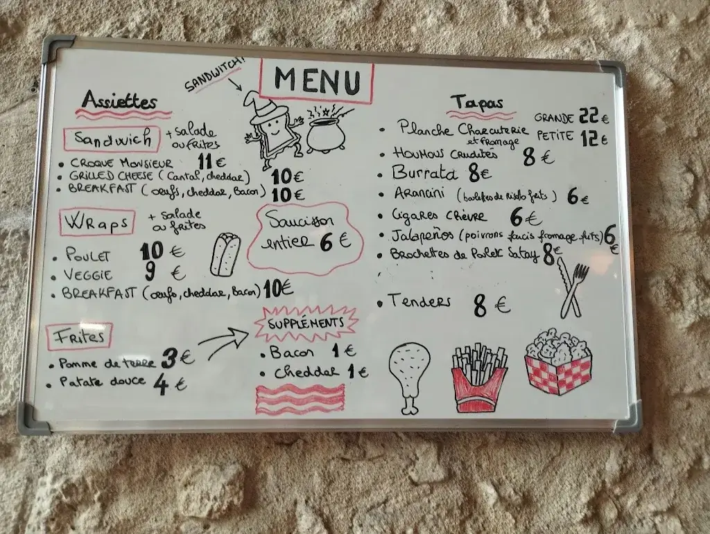 Menu_LE TERRIER BAR TAPAS JEUX_Périgord_image_1