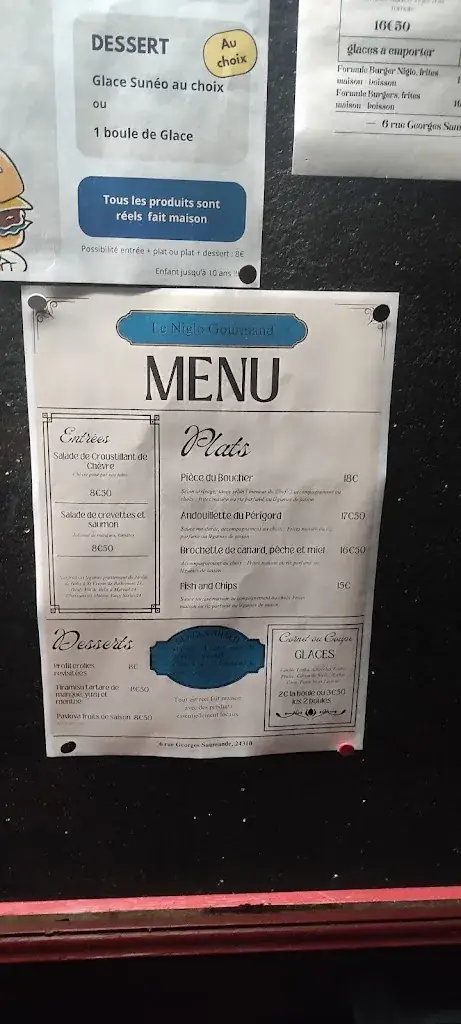 Menu_Le Niglo Gourmand_Périgord_image_1