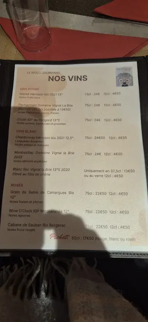 Menu_Le Niglo Gourmand_Périgord_image_3