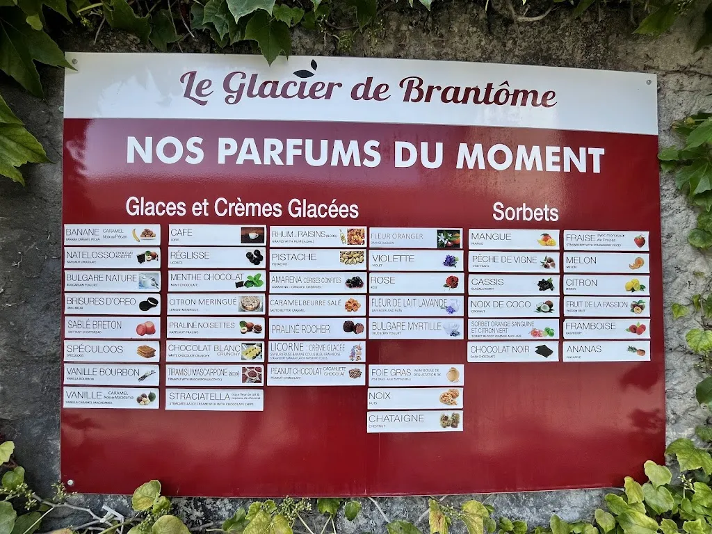 Menu_Le Glacier de Brantôme_Périgord_image_1