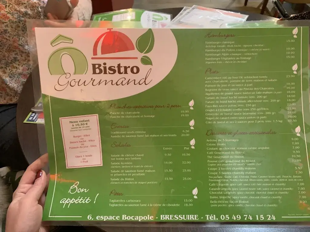 Menu_Ô Bistrot Gourmand_Bressuire_image_1