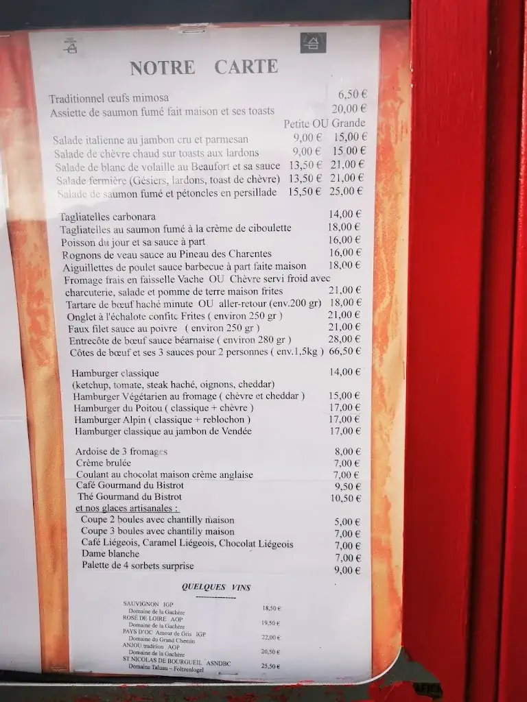 Menu_Ô Bistrot Gourmand_Bressuire_image_2