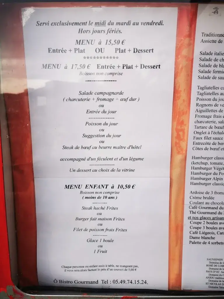 Menu_Ô Bistrot Gourmand_Bressuire_image_3